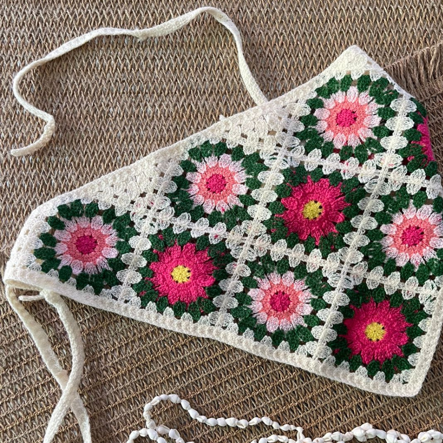 PAÑUELO CROCHET PATCH
