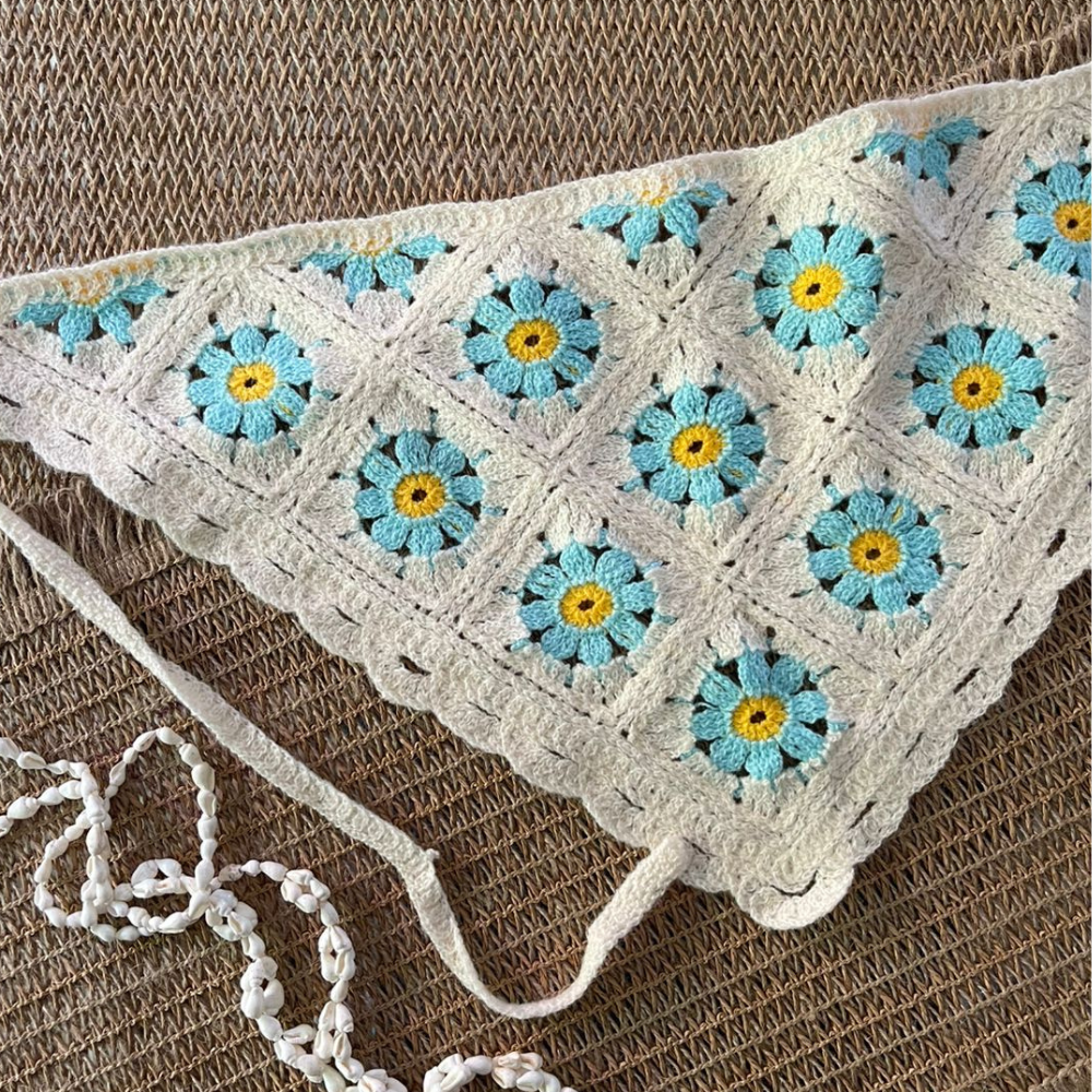 PAÑUELO CROCHET CELESTE
